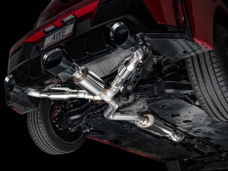 Toyota GR Corolla Performance Exhaust - AWE Tuning - Cat Back Touring Edition - Diamond Black - `23-`27